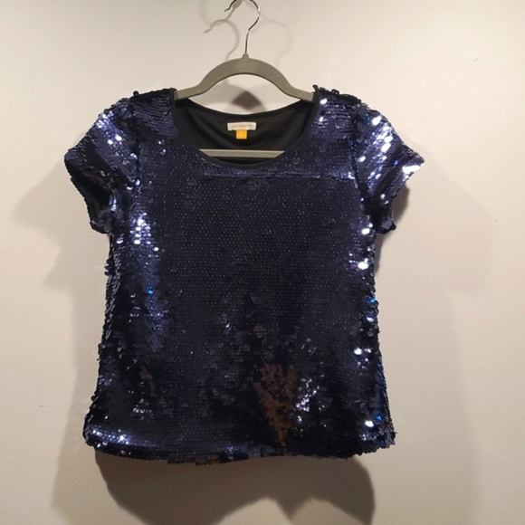 Anthropologie Leifsdottir Sequin top - Picture 3 of 7